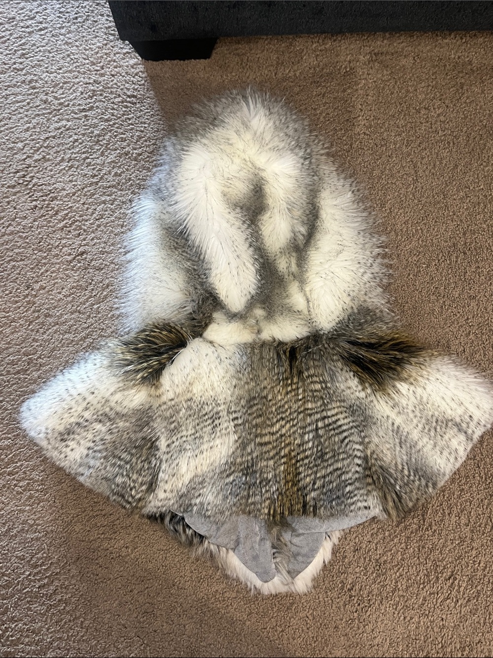 SpiritHoods Limited Edition Snowy Owl Shawl Cape Hood - Picture 3 of 9
